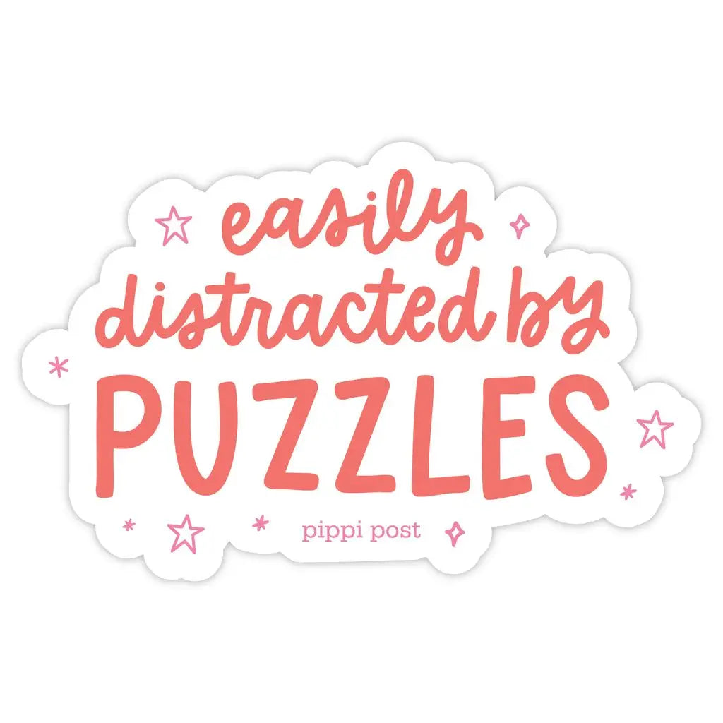 PP - Easily Distracted By Puzzles Decal Sticker