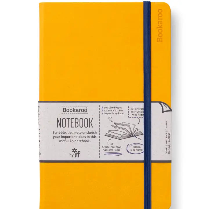 IA - Bookaroo A5 Notebook Mustard