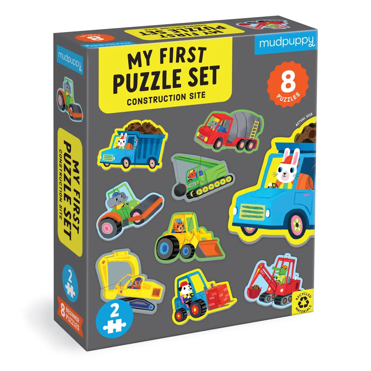 CN - Construction Site 2 Piece My First Puzzles