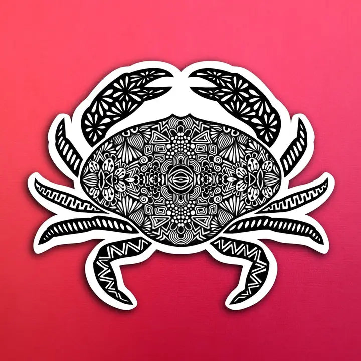 ZD - Black Crab Sticker
