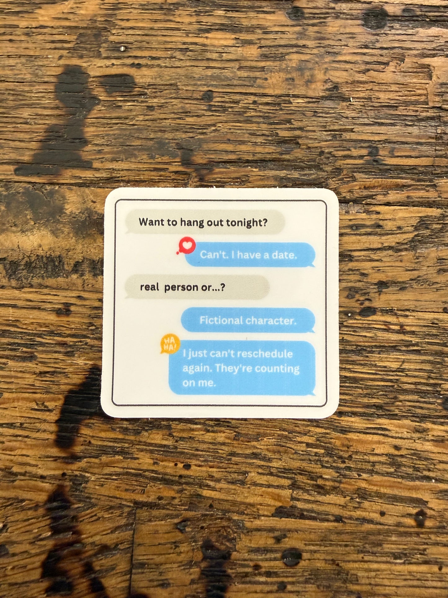 IM - Funny Text Message Sticker