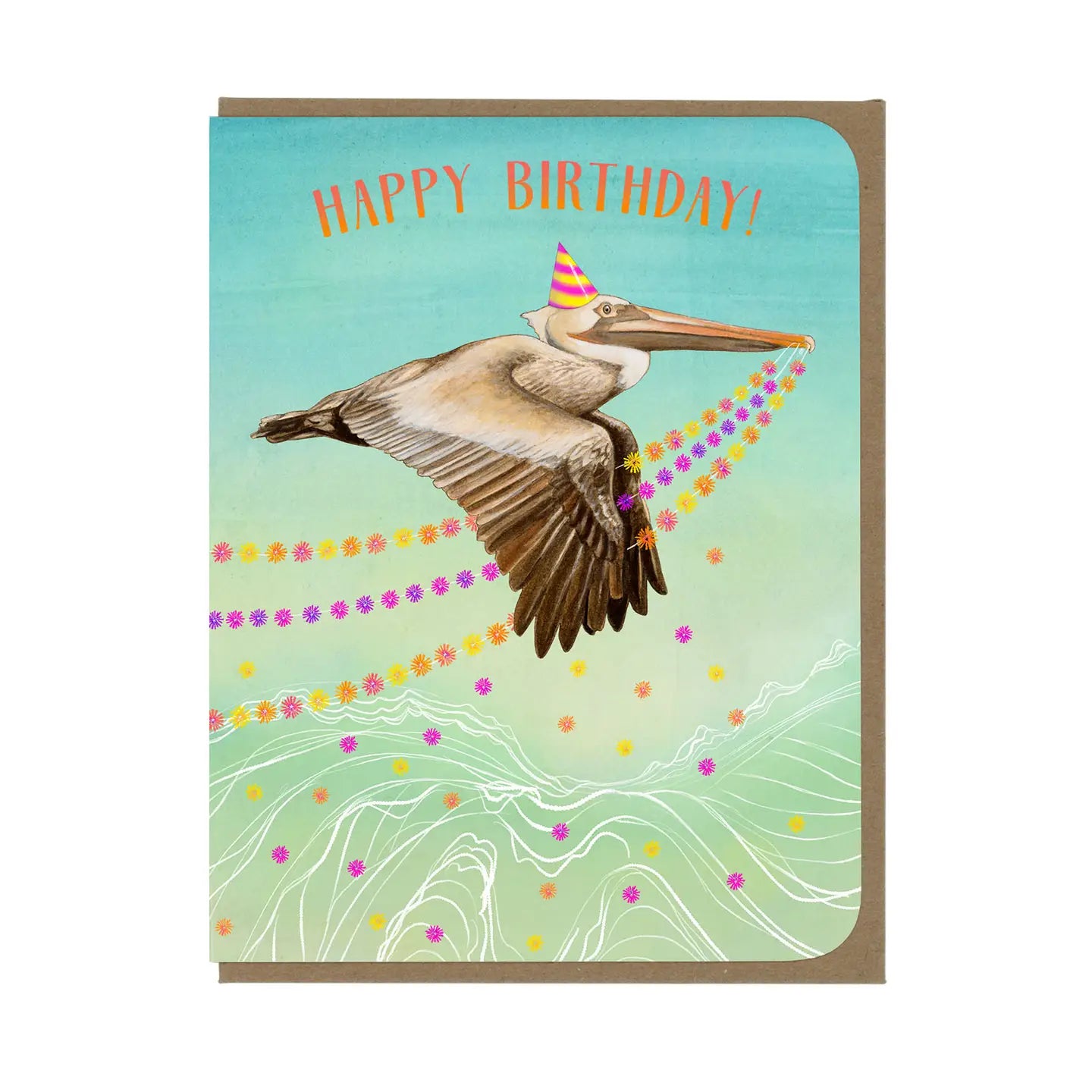 ARMI - Birthday - Brown Pelican - Greeting Card