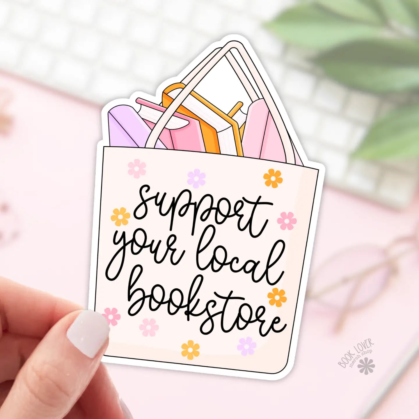 BLM - Support Your Local Bookstore Sticker