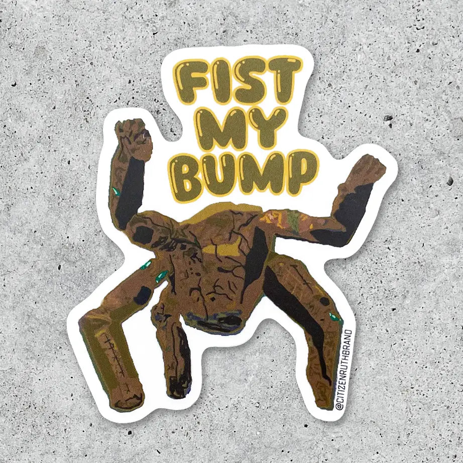 CR - Project Hail Mary "Fist My Bump" Vinyl Sticker
