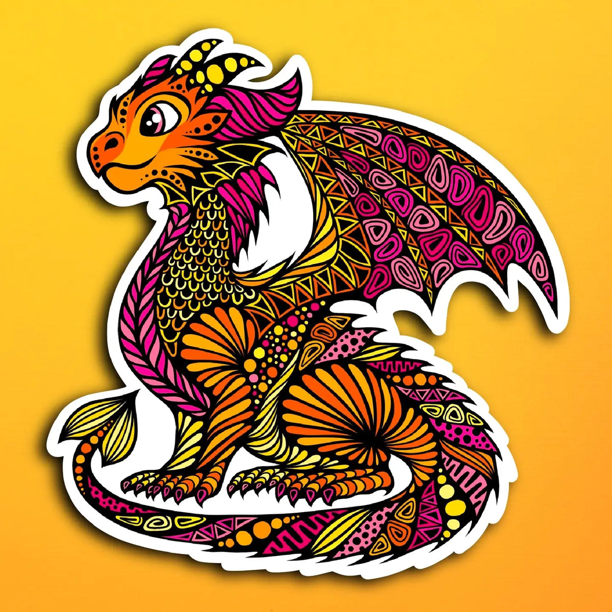 ZD - Ember the Dragon Sticker