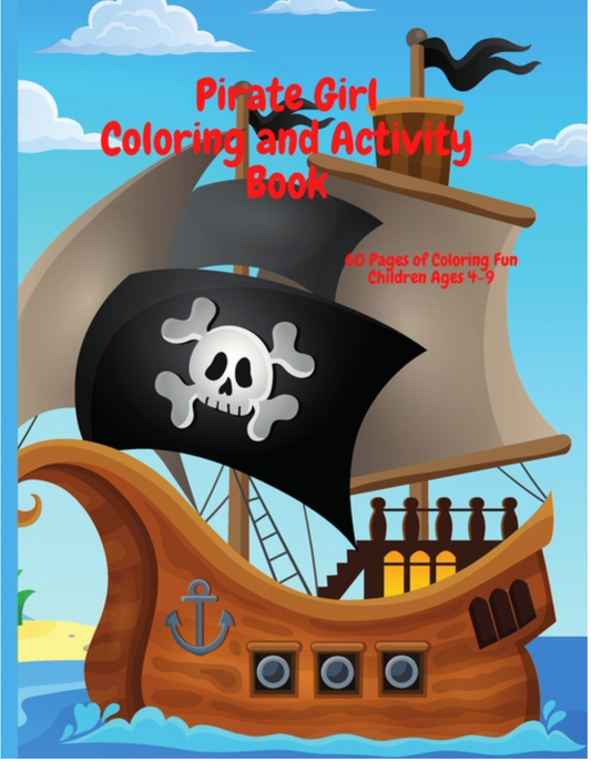 Pirate Girl Coloring & Activity Book