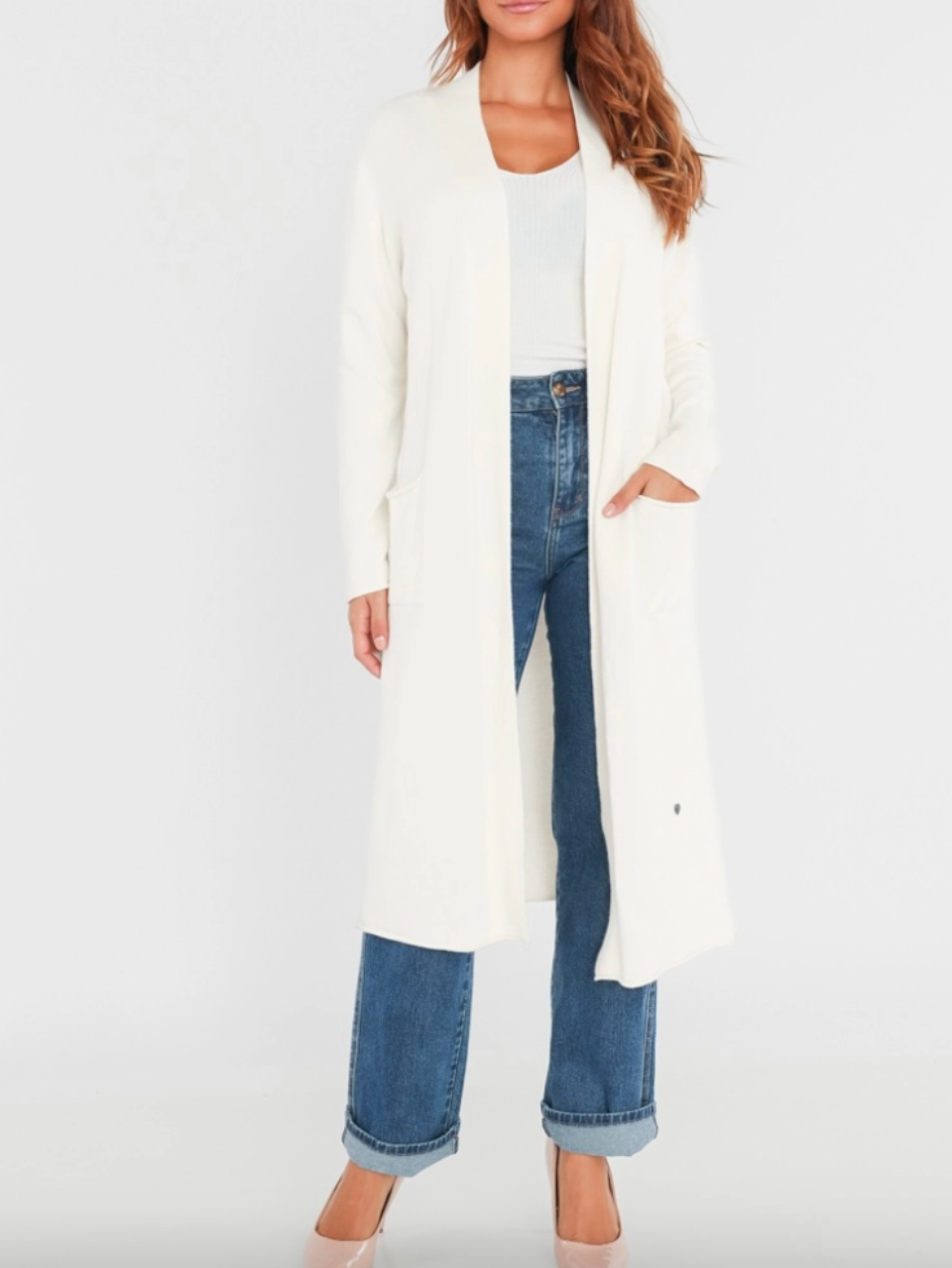 Long Cardigan - 0161 - Ecru