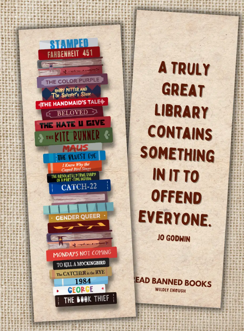 KOT - Banned Book Stack Bookmark