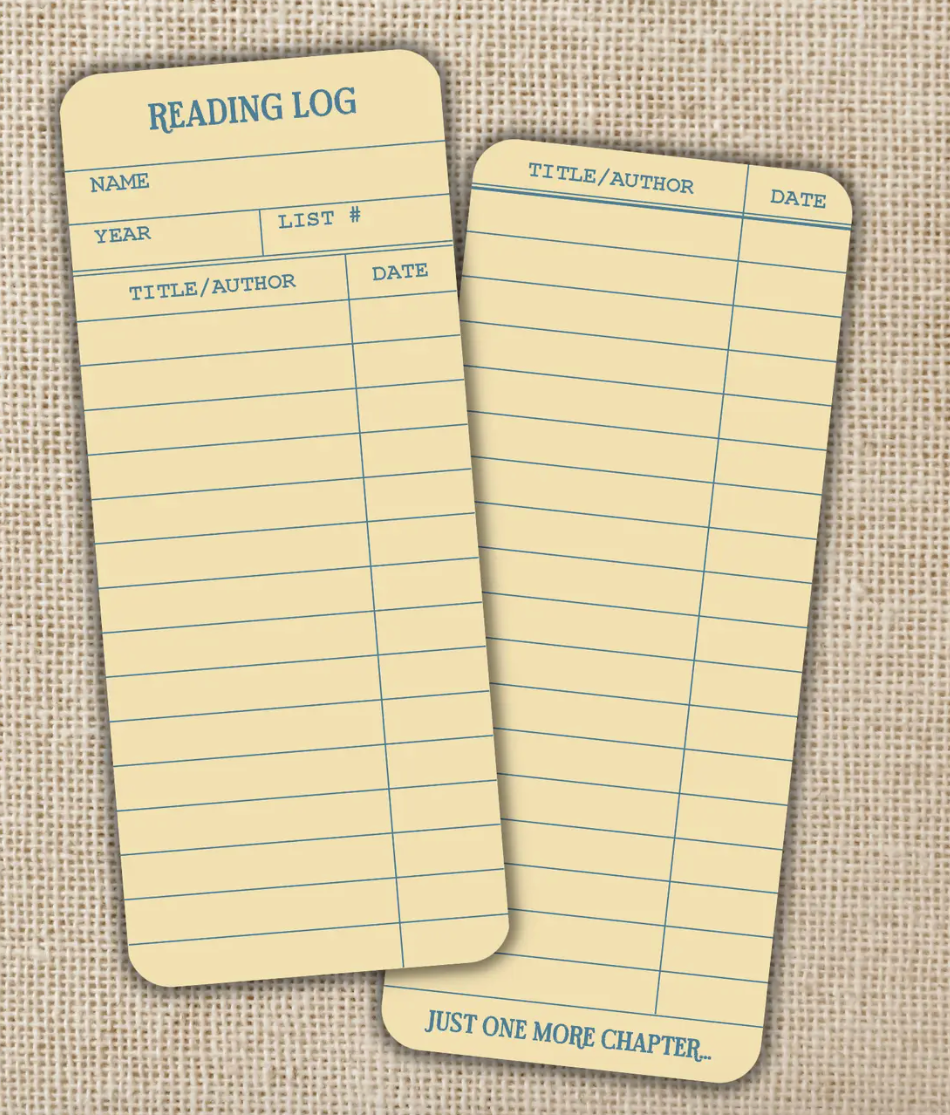 KOT - Library Card Reading Log