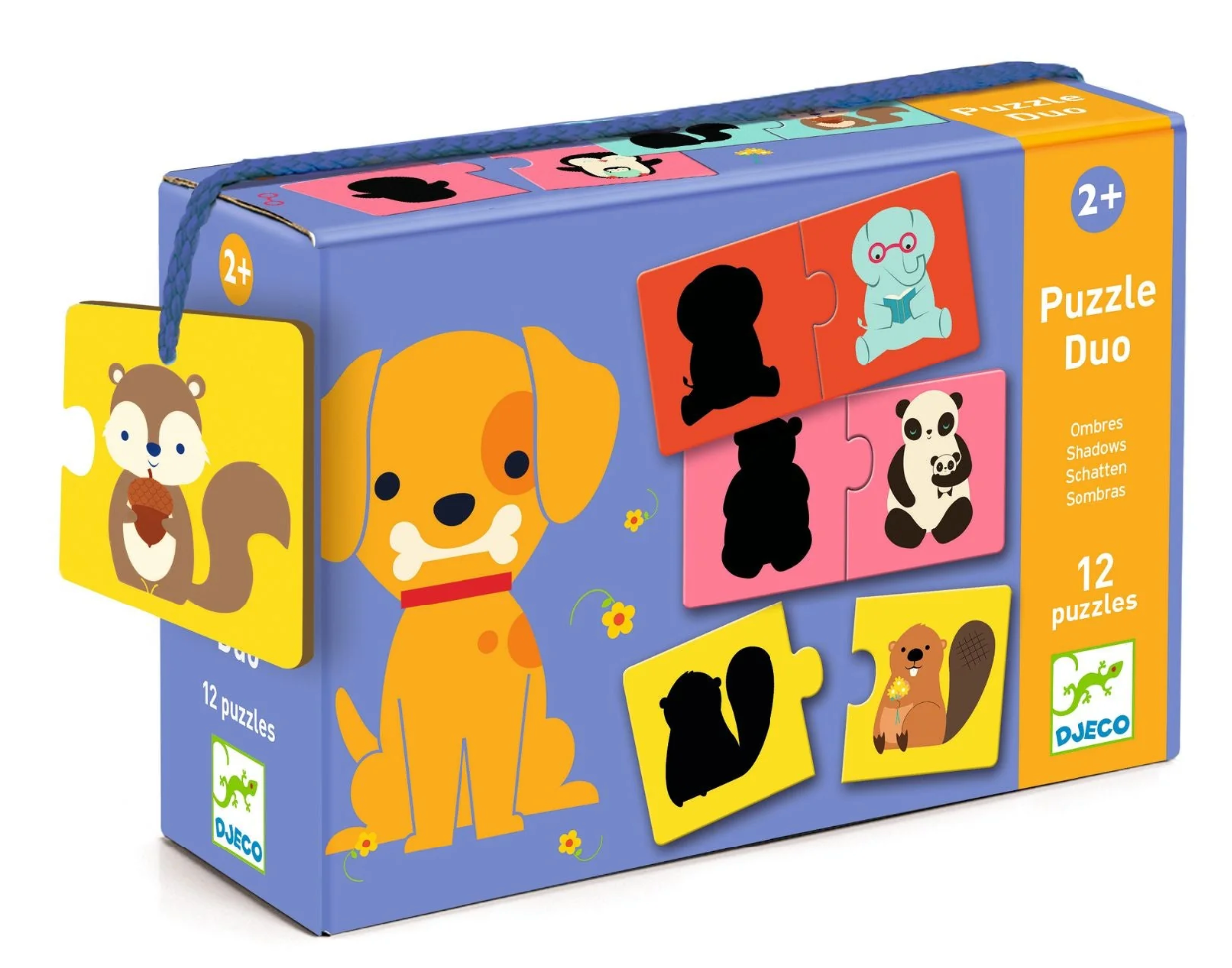 DJECO - Shadow Animals Matching Puzzle