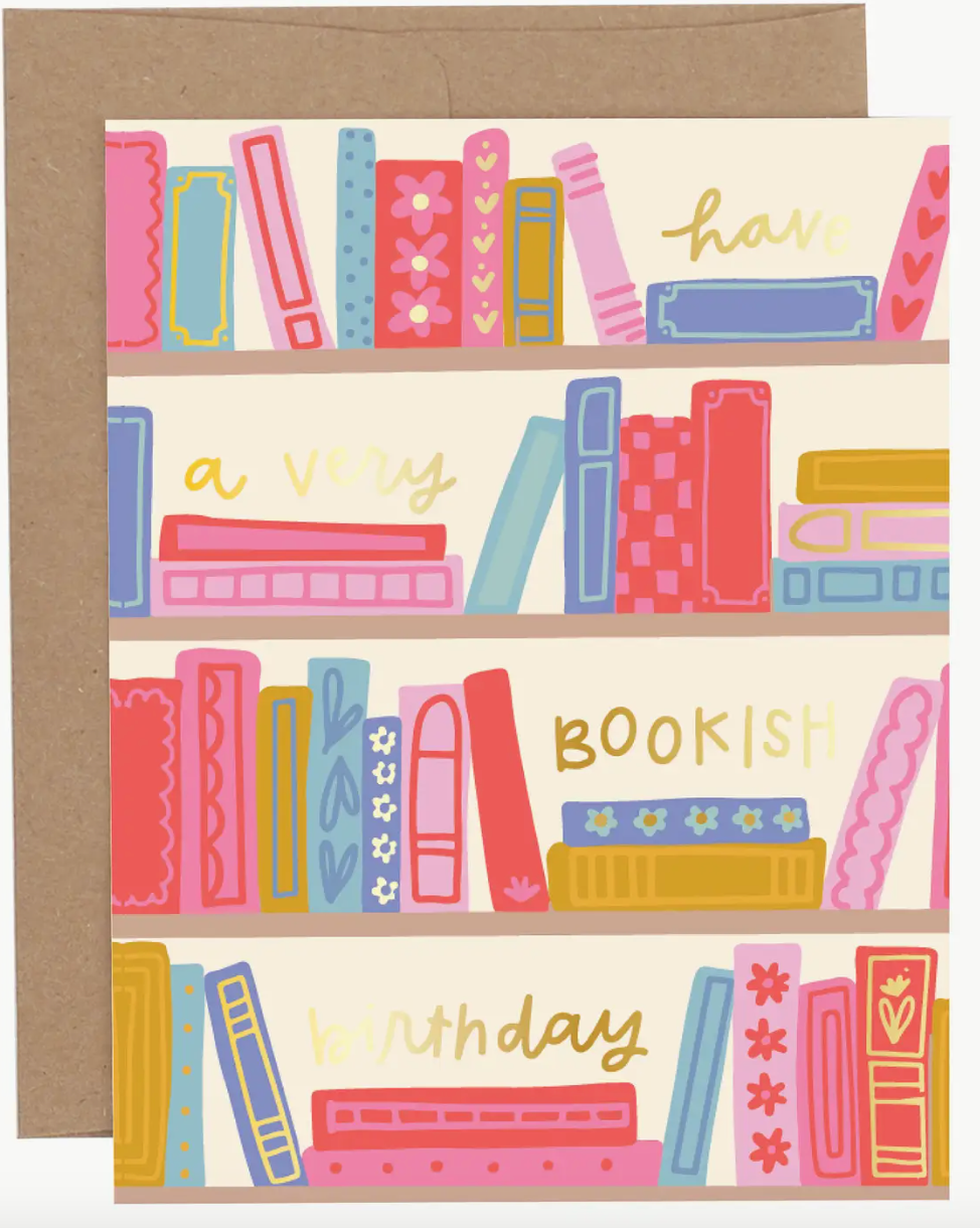 PP - Bookish Birthday Card