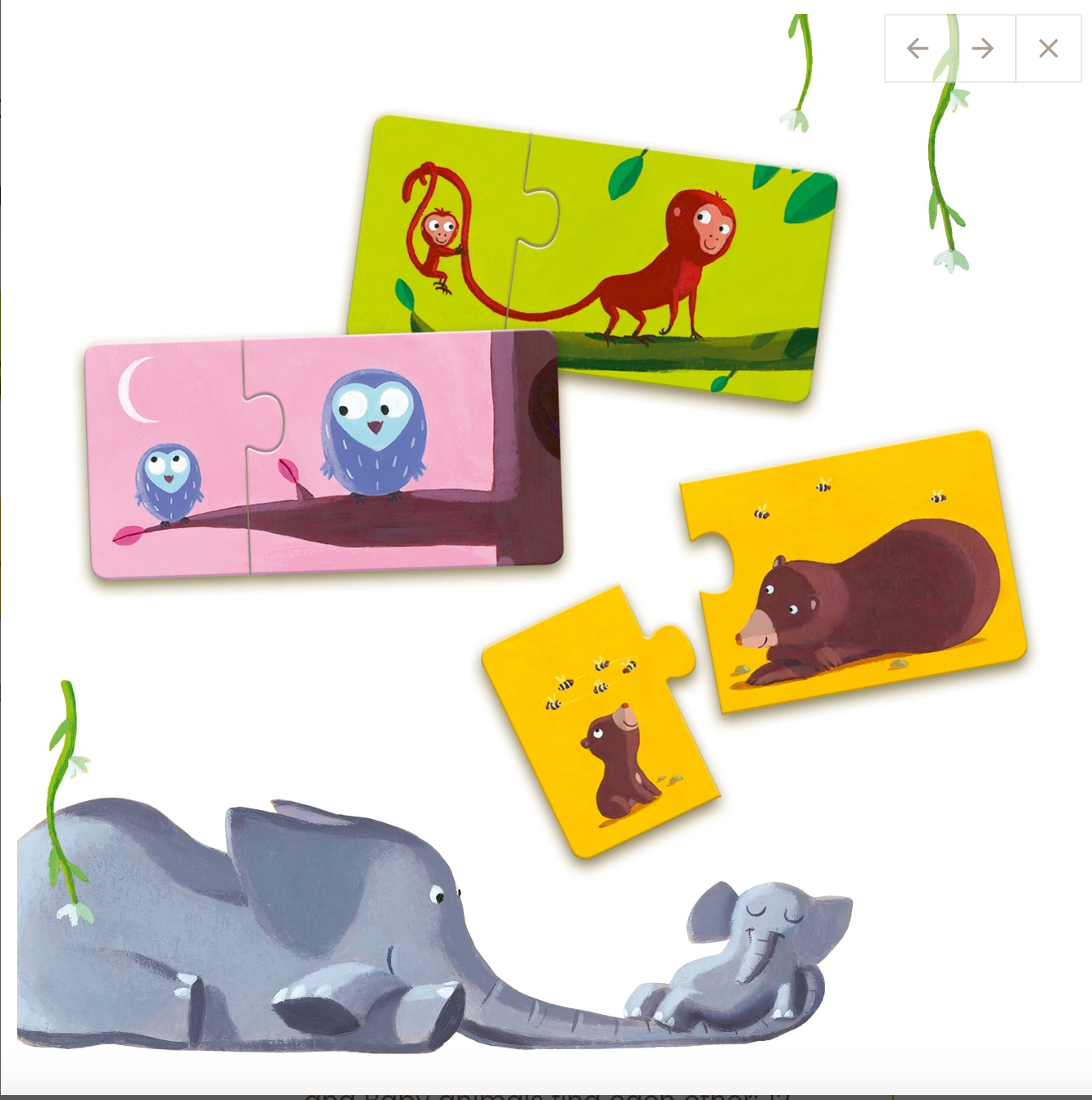 DJECO - Mom & Baby Matching Puzzle