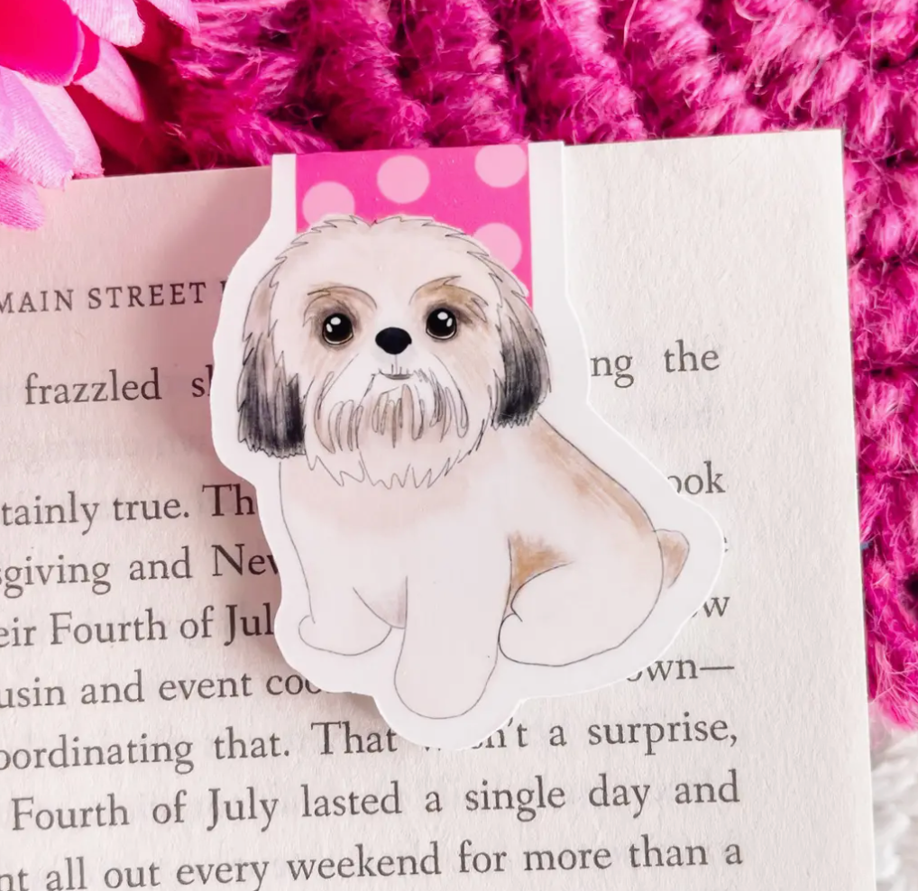 ECD - Shih Tzu Dog Magnetic Bookmark