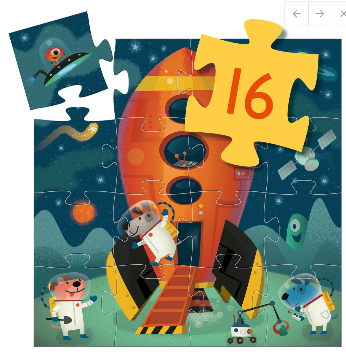 DJECO - Spaceship 16pc Puzzle