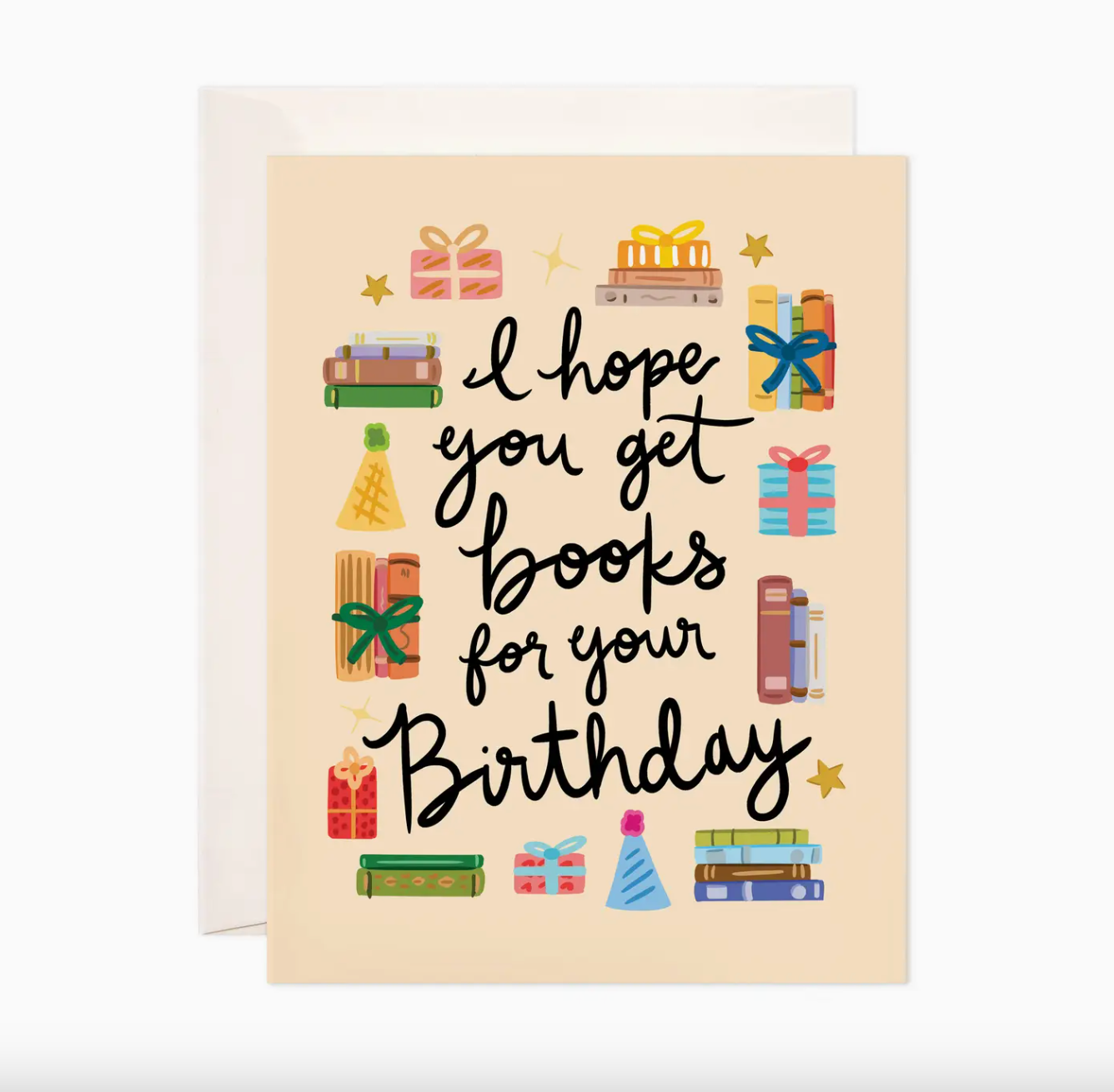 BWS - Books For Bday Greeting Card