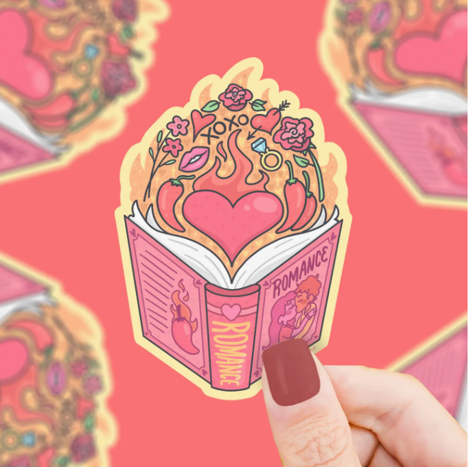 TS - Spicy Romance Smut Book Club Bookish Kitchen Vinyl Sticker