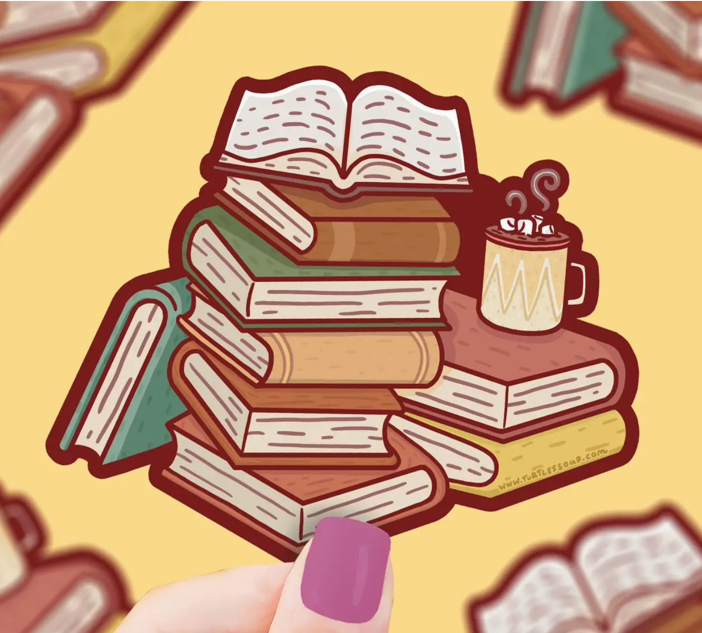 TS - Cozy Book Sticker