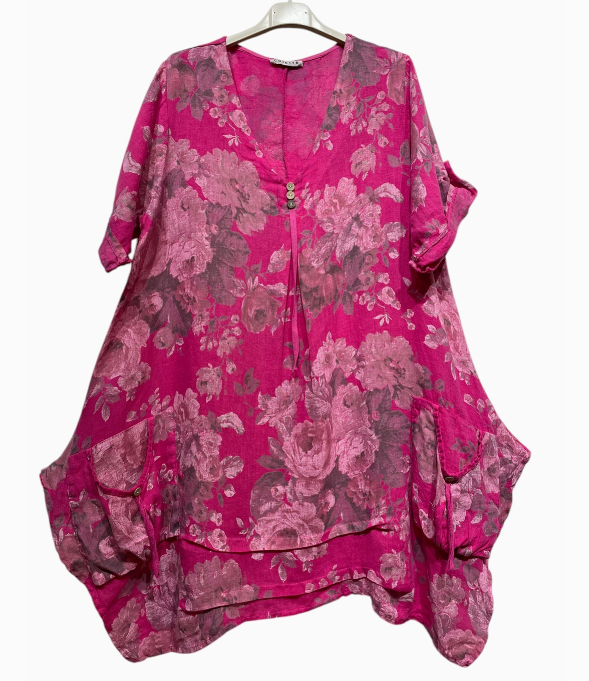 LINEN - Swing Top - 4009 - Fushia