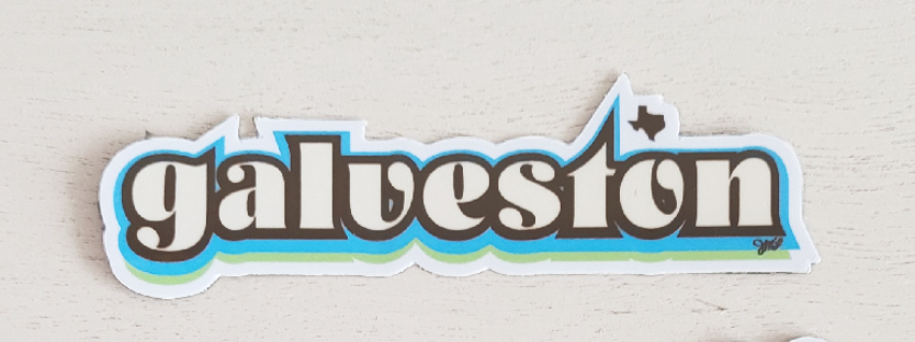 STICKER - Retro Galveston
