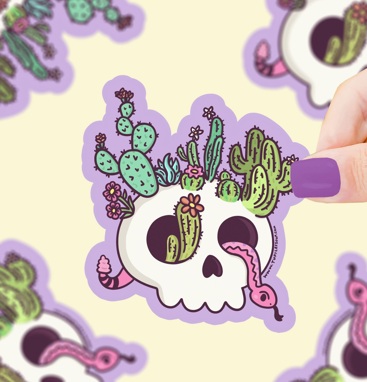 TS - Skull Cacti - Sticker