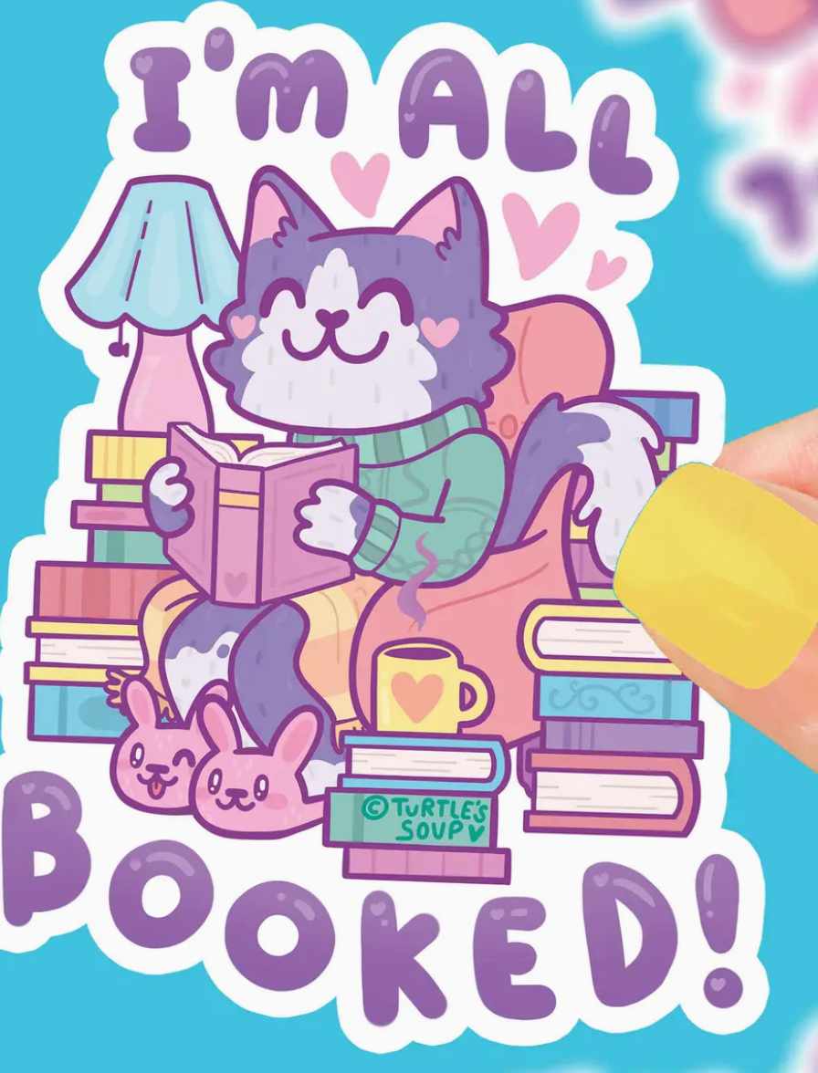 TS - I'm All Booked Up Sticker