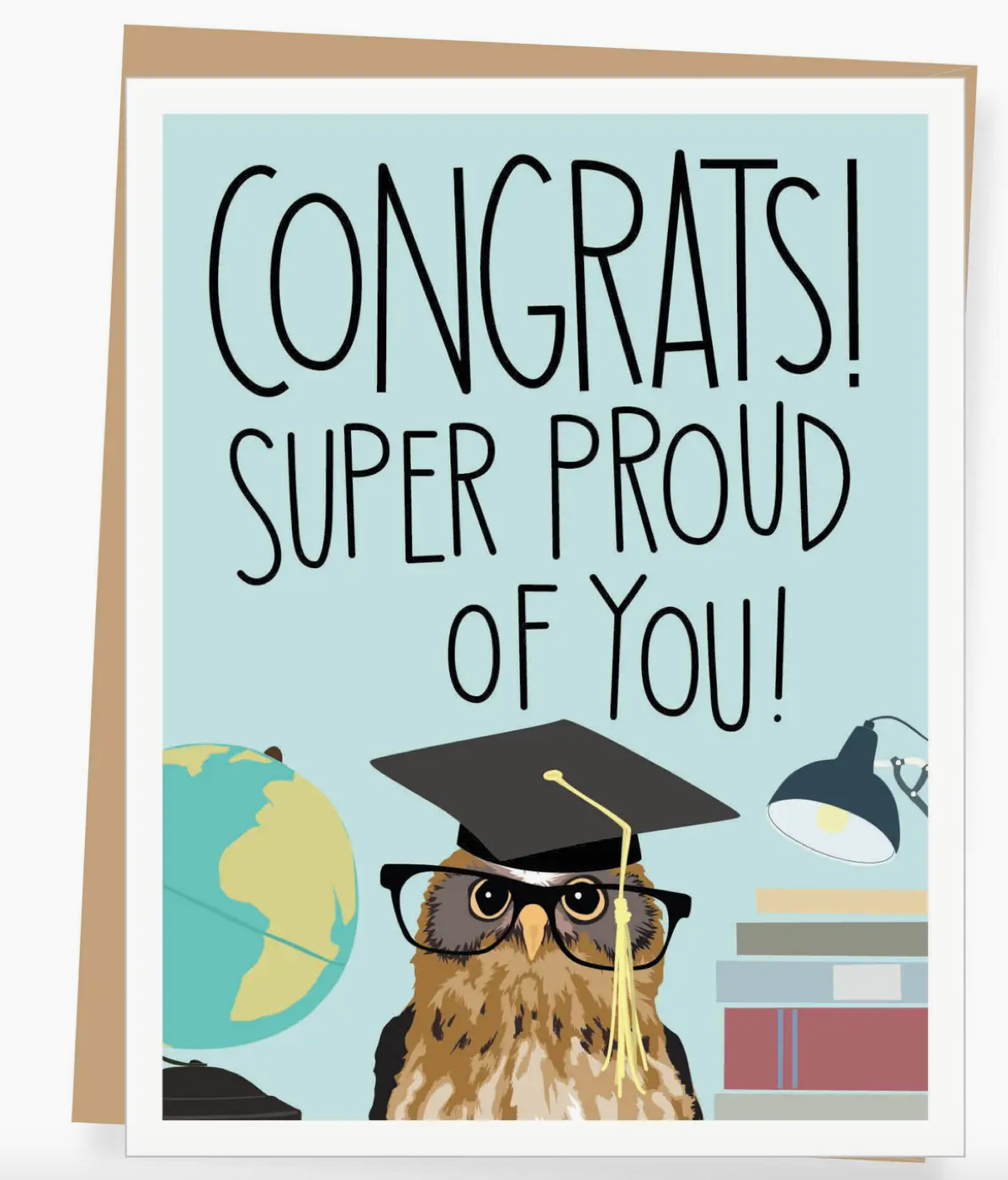 A2 - Super Proud Owl Graduation Card