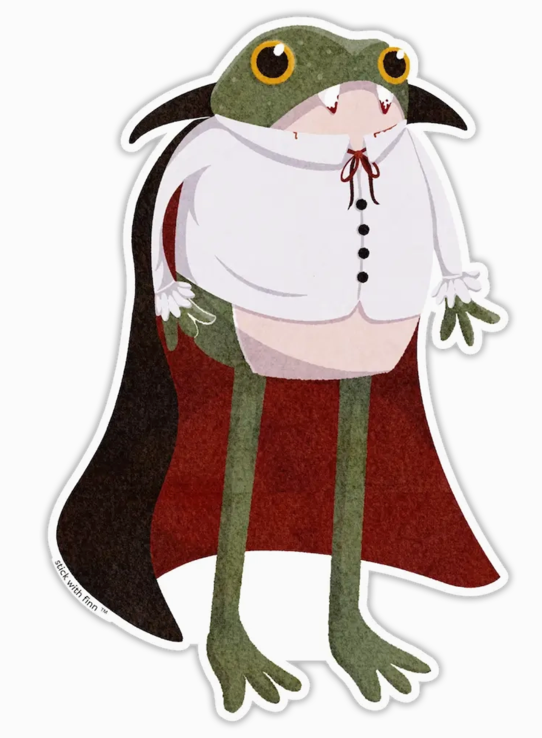 SWF- Dracula Frogson sticker