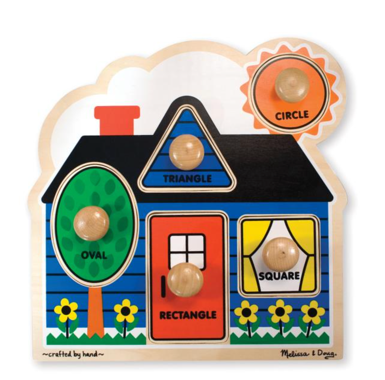 MELISSSA & DOUG - 1st Shapes Jumbo Knob Puzzle