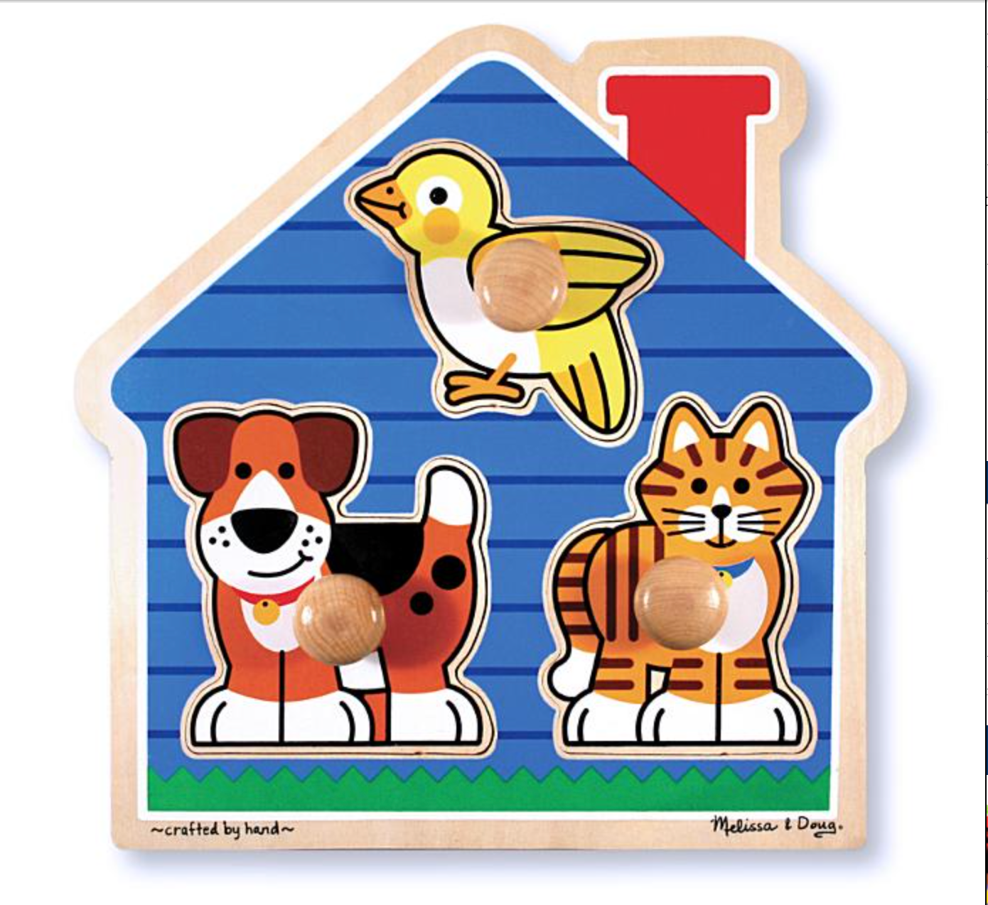 MELISSA & DOUG - Pets Jumbo Knob Puzzle