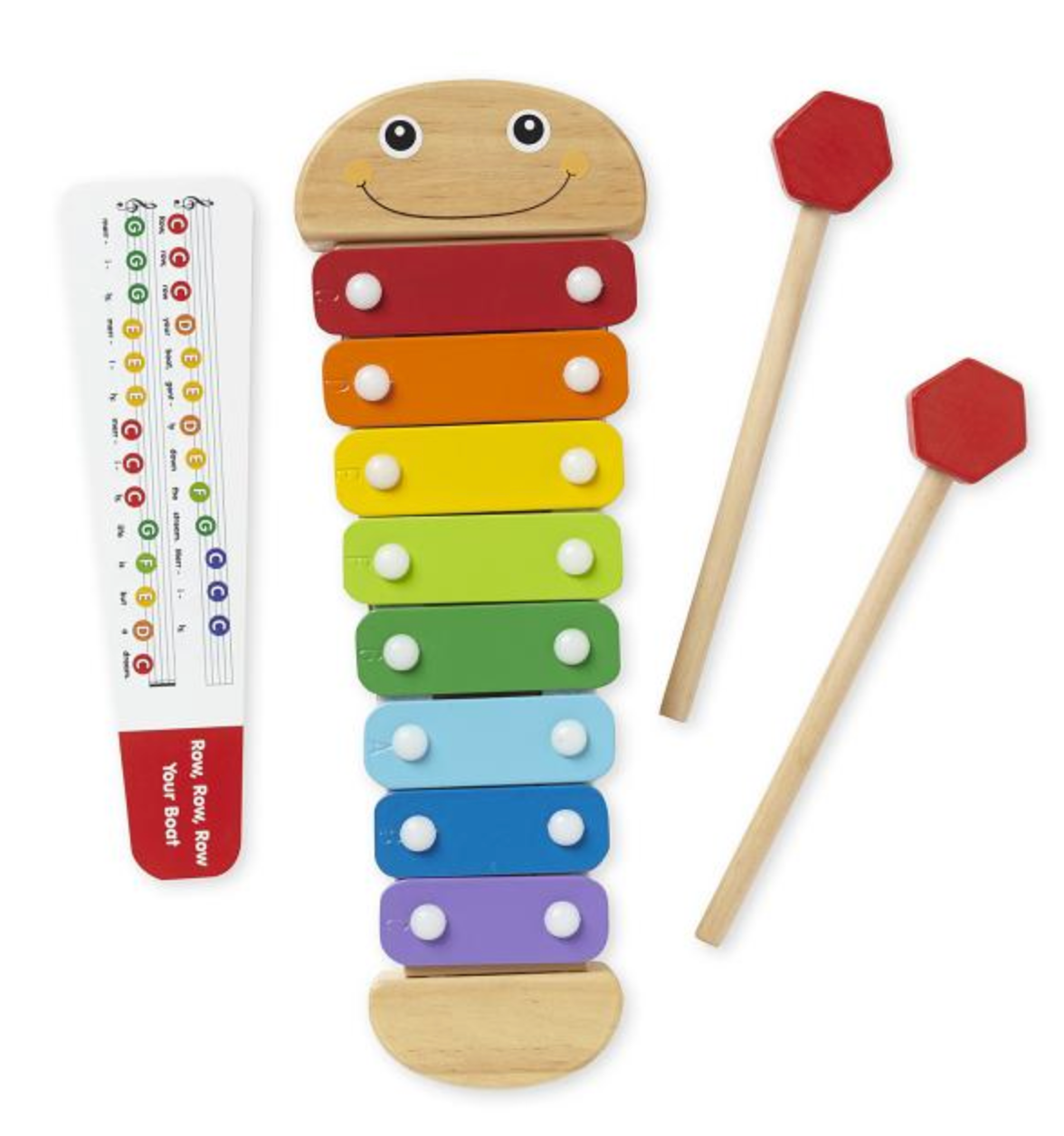 MELISSA & DOUG - Wooden Caterpillar Xylophone