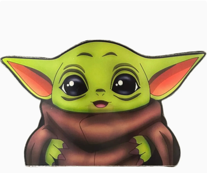 CC - Baby Yoda Anime 3D Sticker