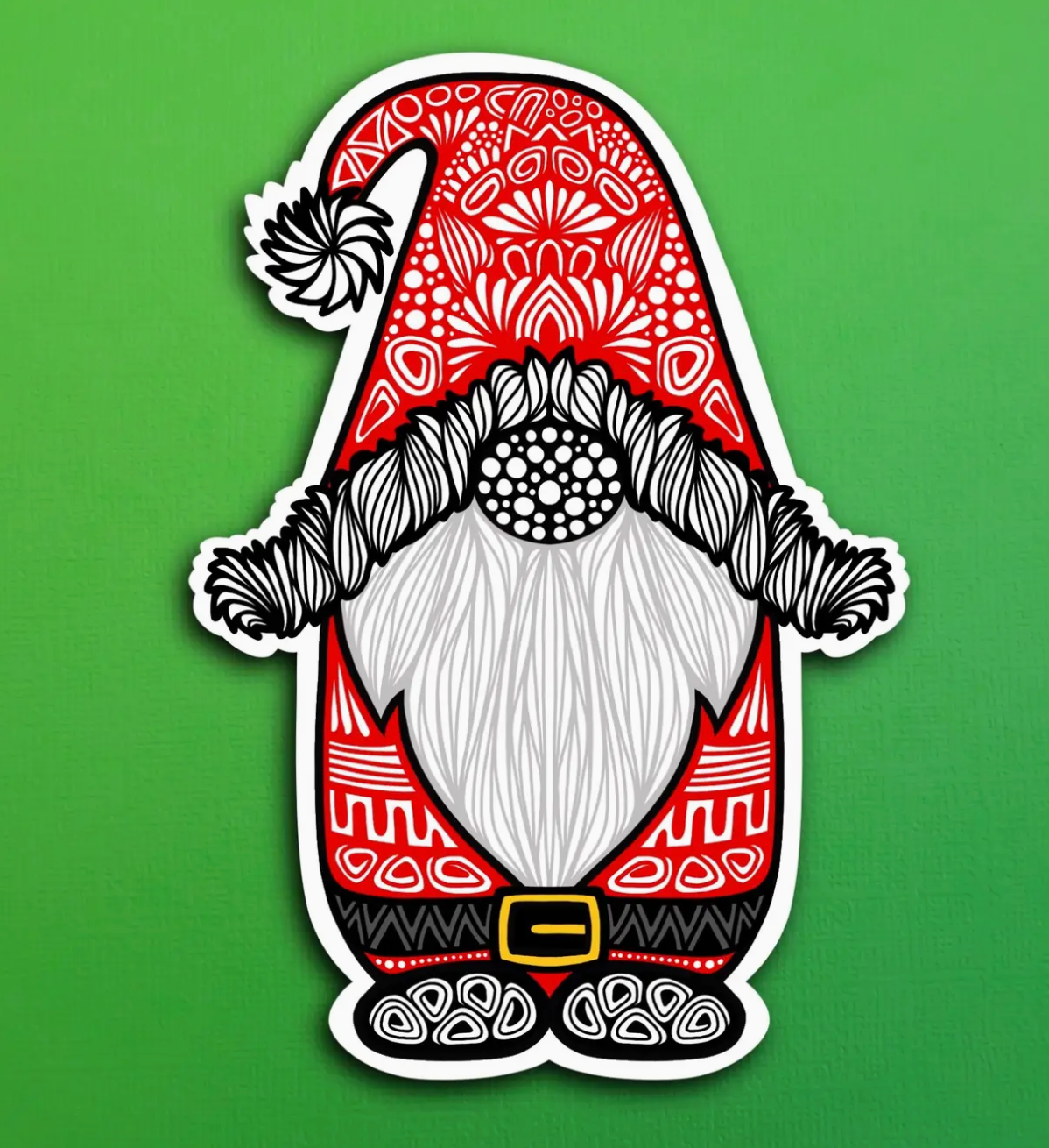ZD- Santa Gnome Sticker