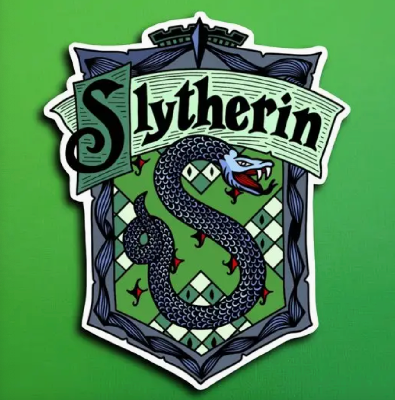 ZD- Slytherin Sticker