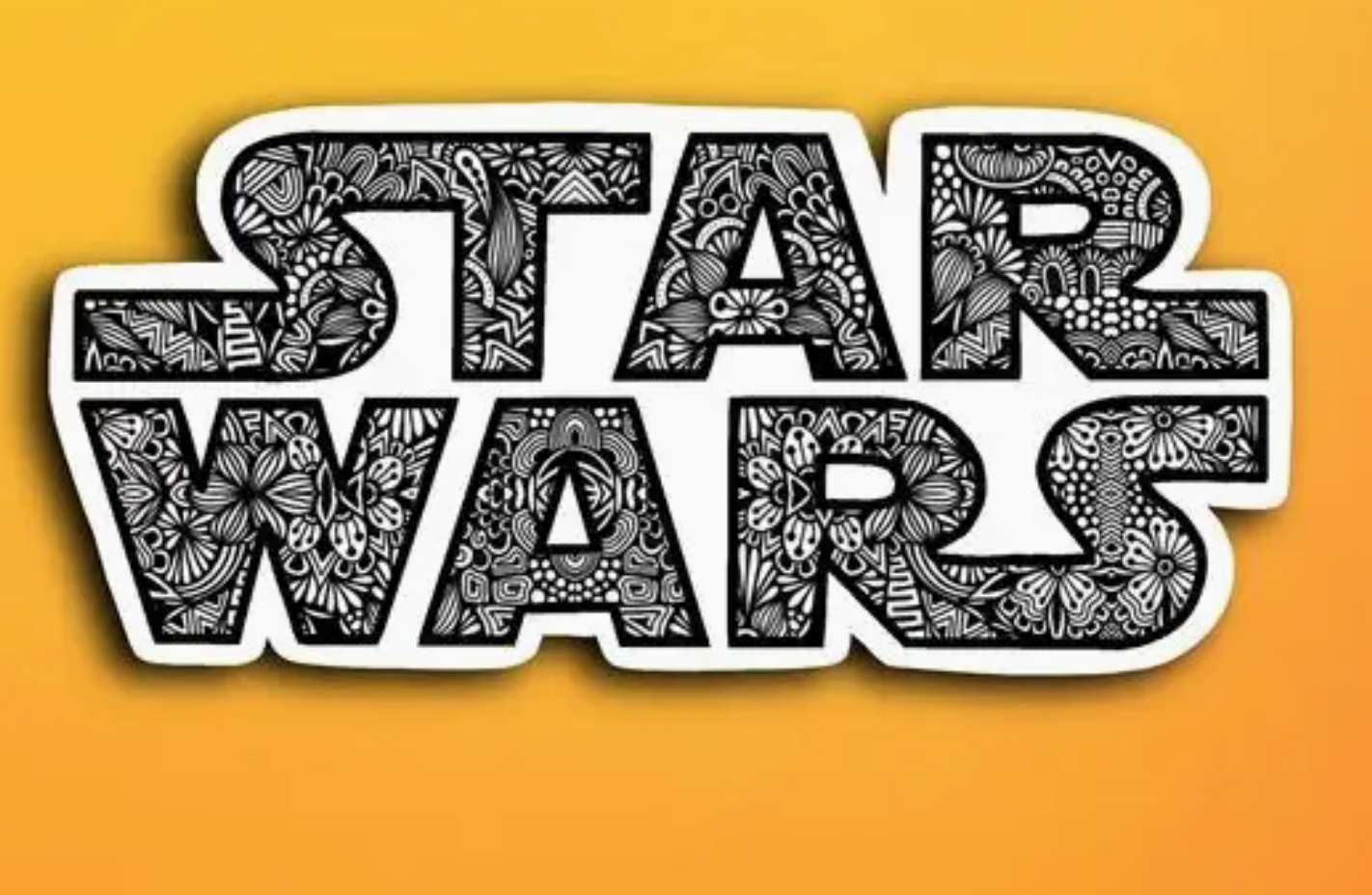 ZD-Star Wars Sticker (Waterproof)