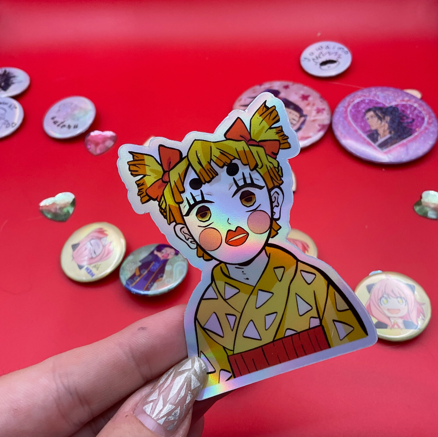 Demon Slayer Sticker Set Entertainment Arc- Zenitsu