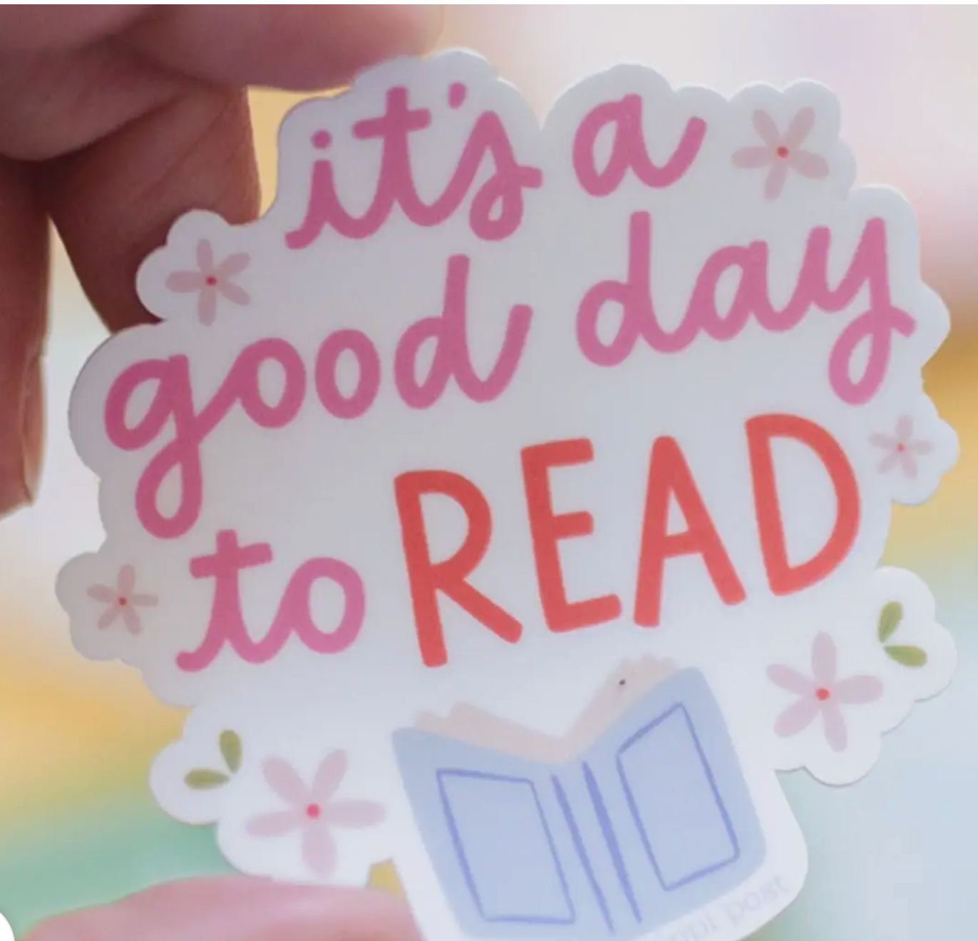PP- It's a Good Day to Read Decal Sticker
