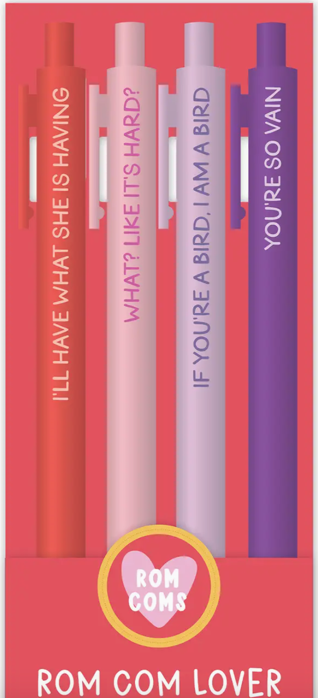 PP- Rom Com Lover Pen Set
