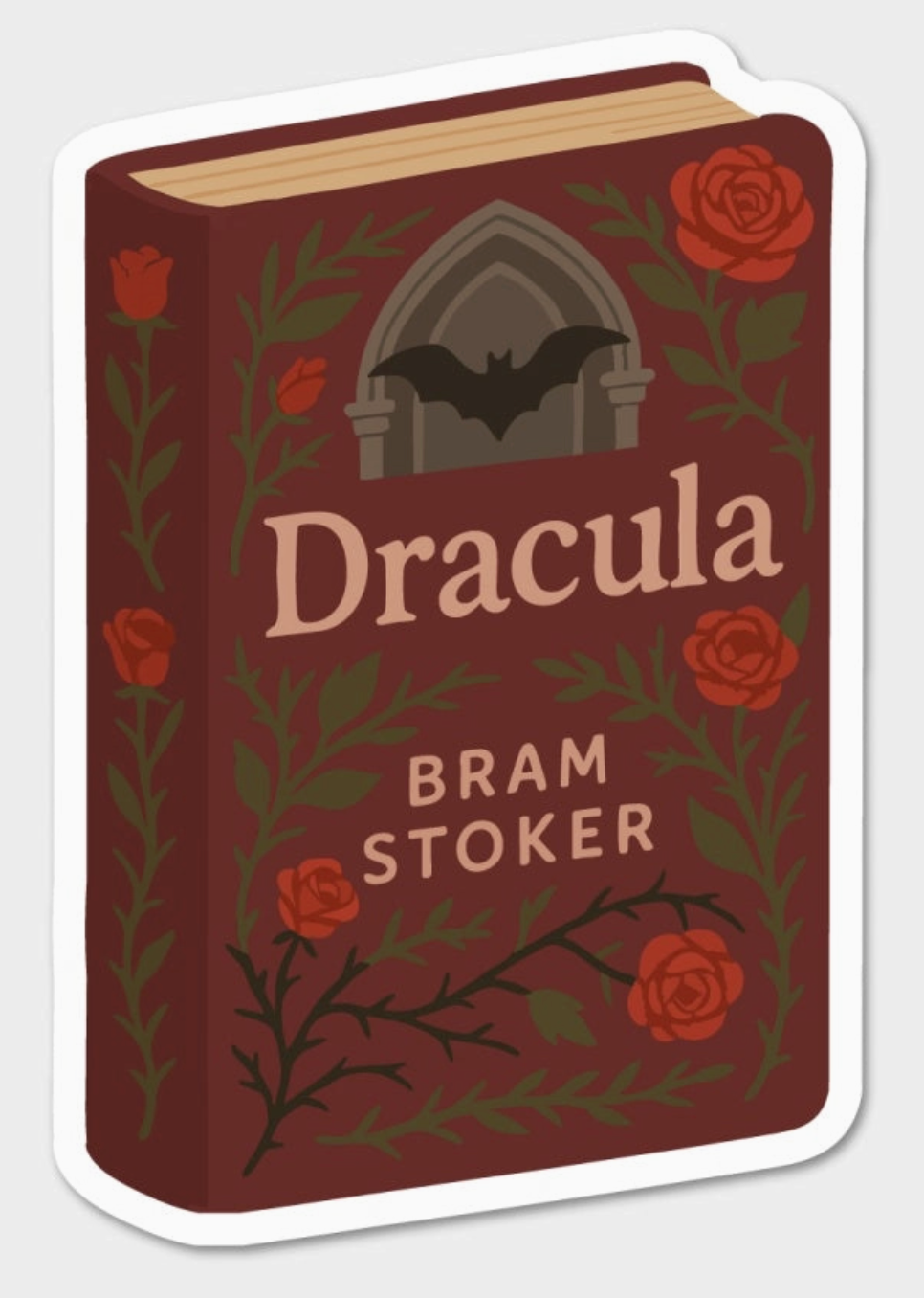 FN - Dracula By Bram Stoker - Book Sticker