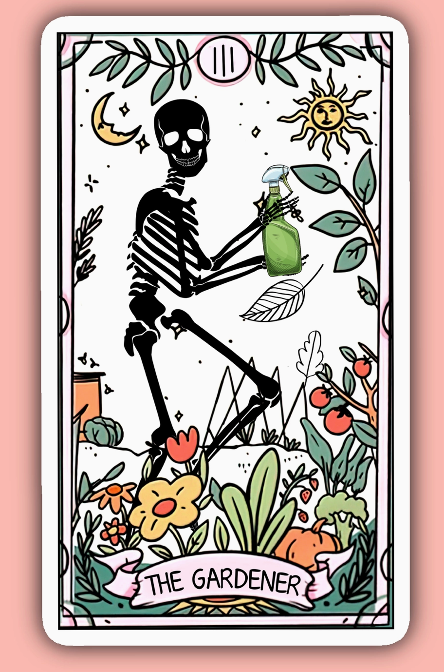 IM - The Gardener Tarot Card Sticker