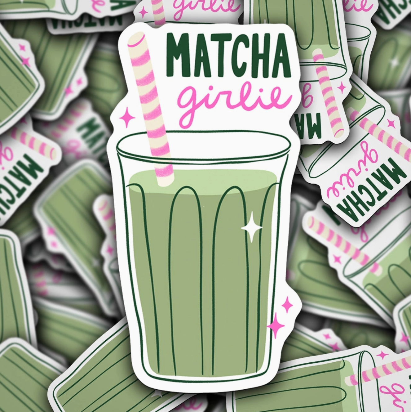 SR-Vinyl Decal Matcha Girlie Sticker
