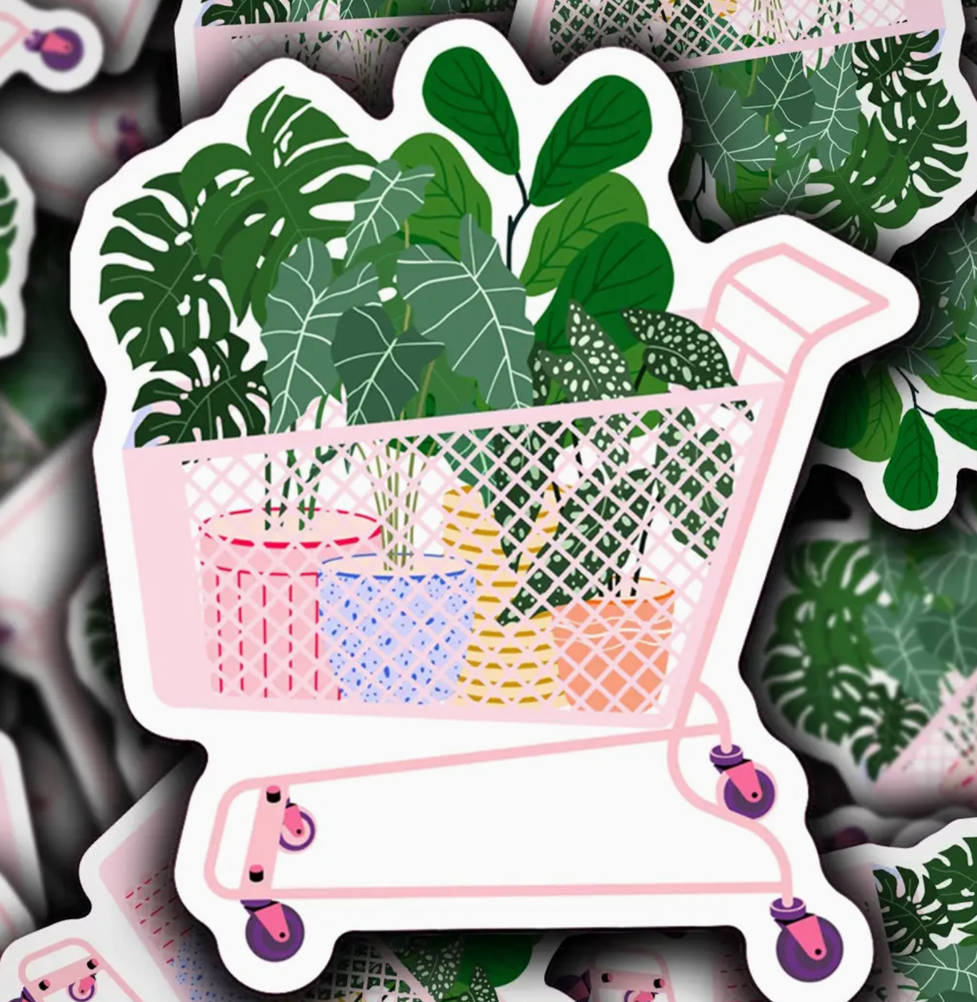 SR- Vinyl Decal Plants Sticker