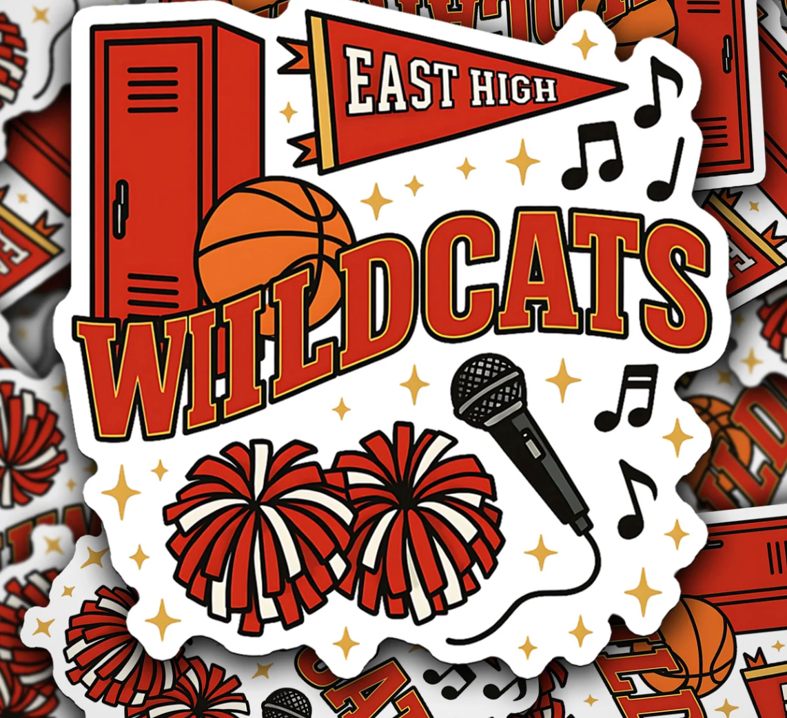 SR- Vinyl Decal East High Wildcats Sticker