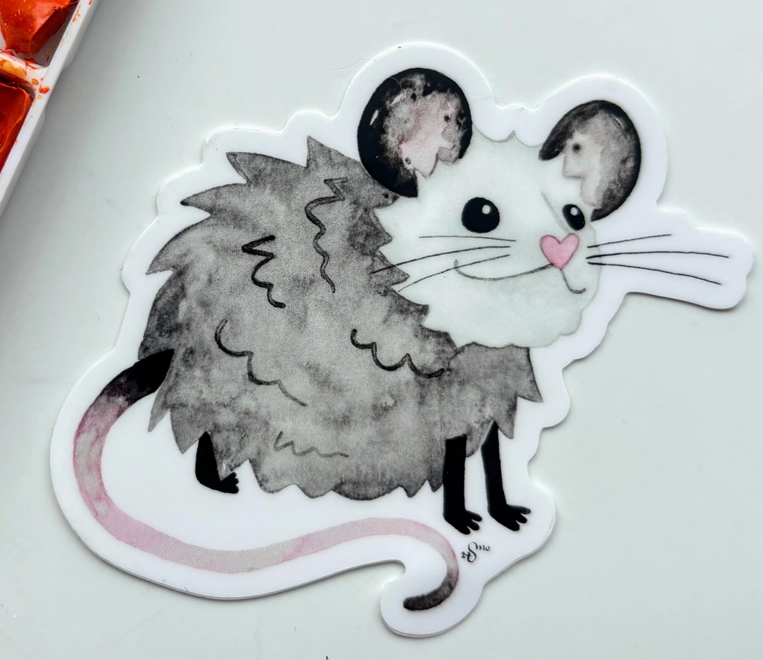 OW - Opossum Vinyl Sticker