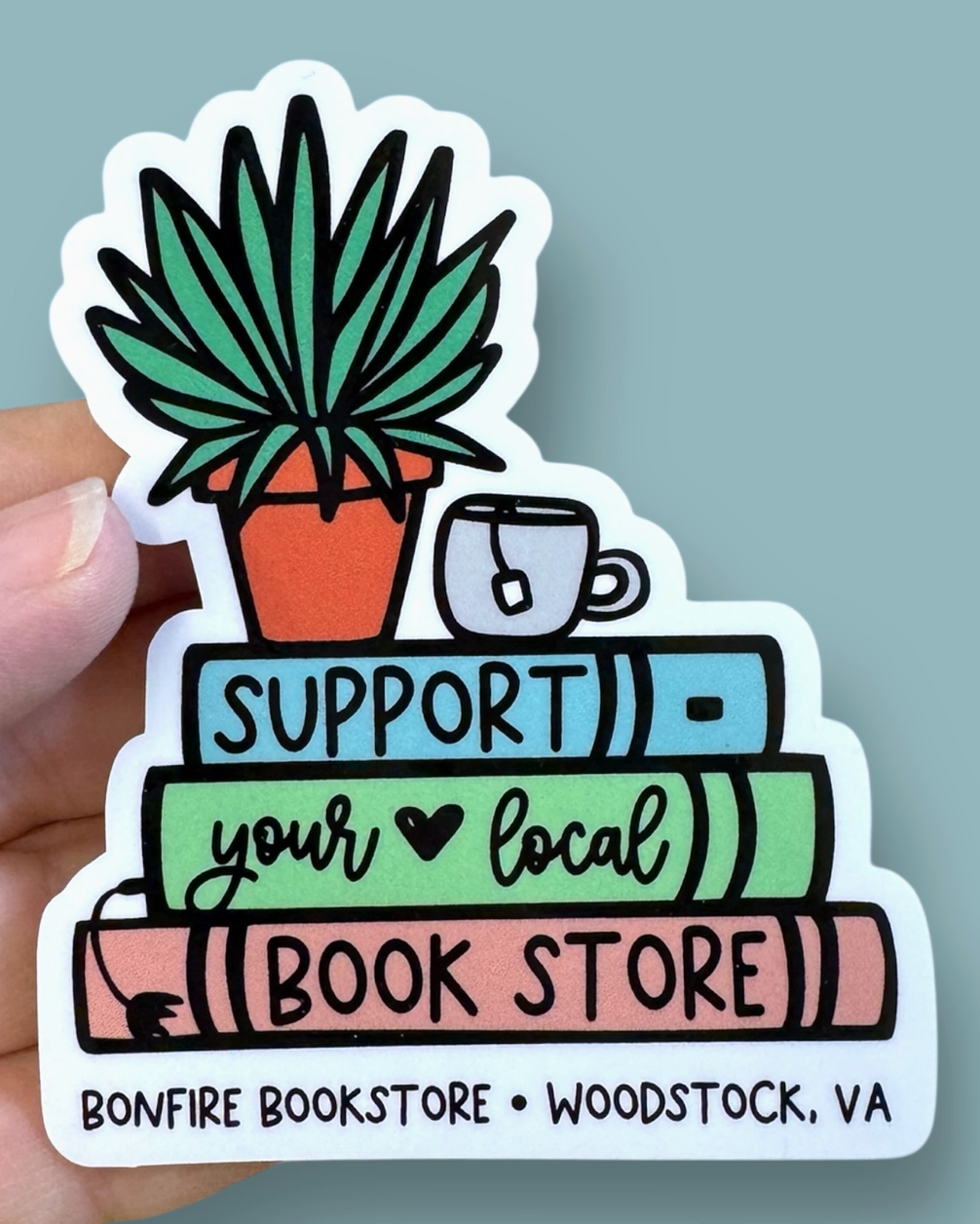 ASC - Support Your Local Bookstore Vinyl Sticker