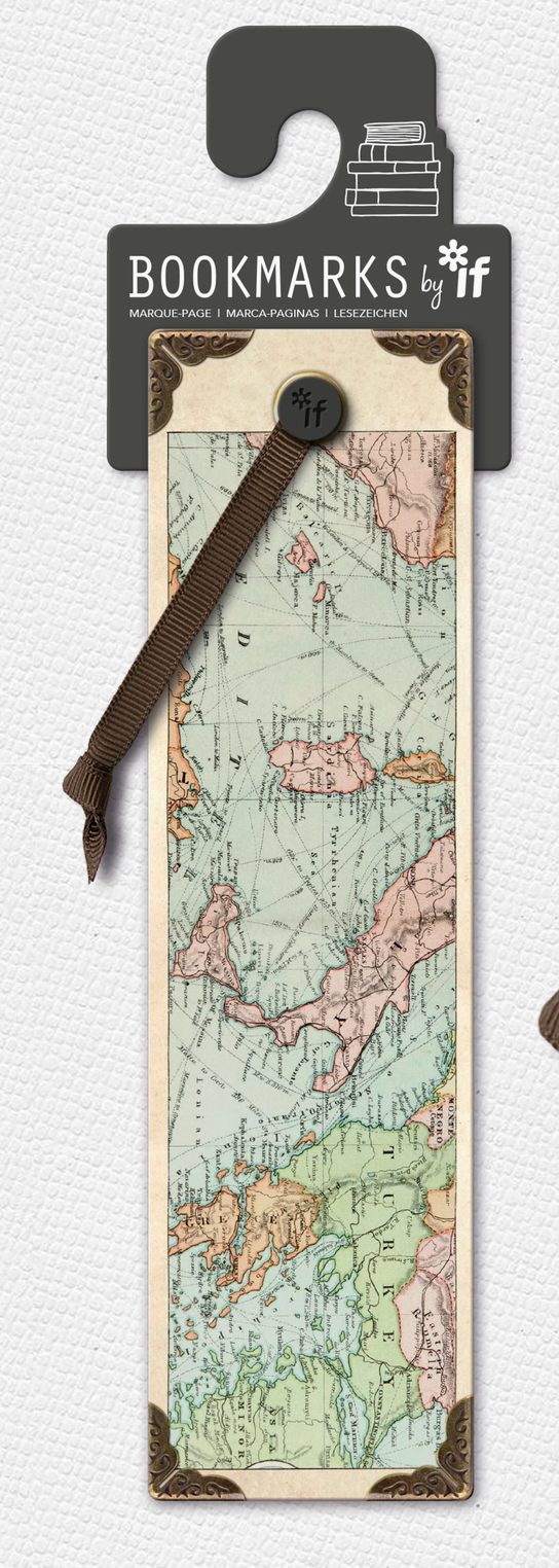 IU - Vintage Bookmarks - map