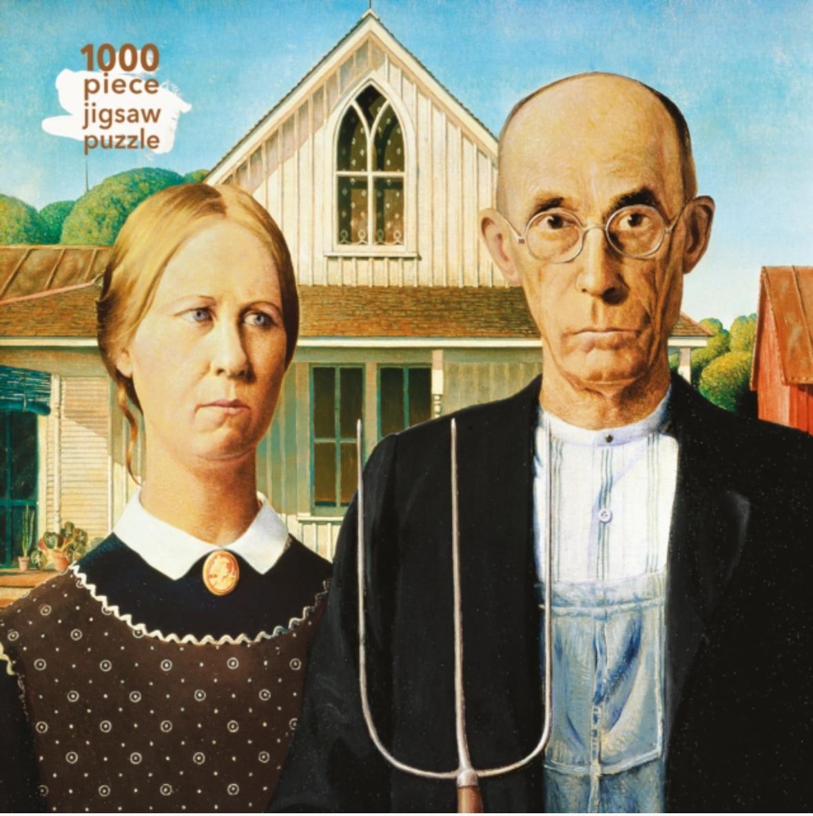 Grant Wood: American Gothic : 1000-Piece Puzzle