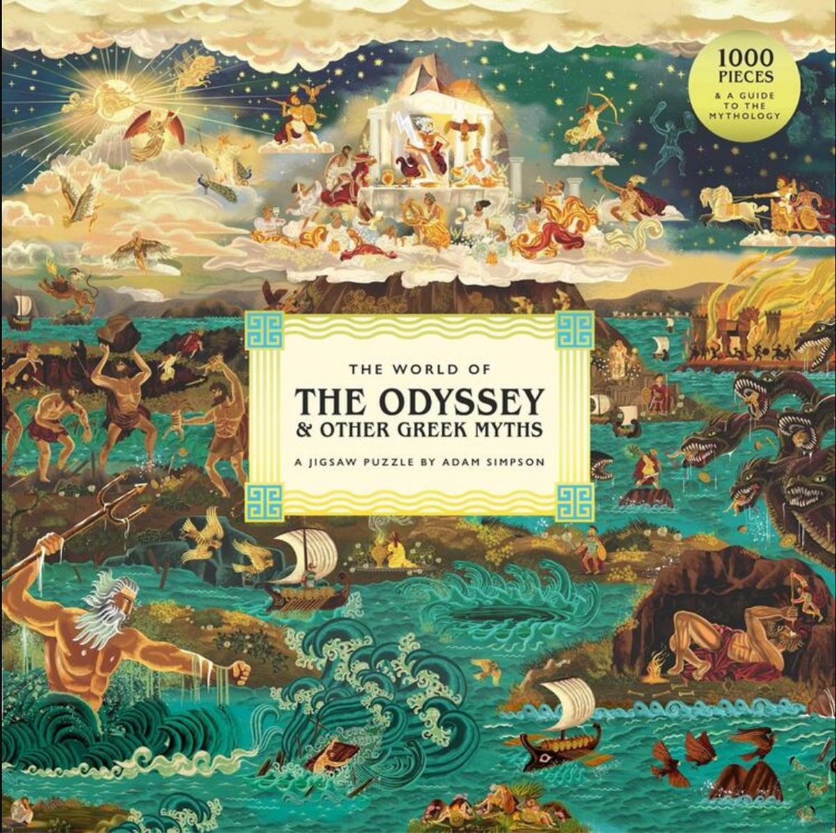 The World of the Odyssey & Other Greek Myths: A 1000-piece Puzzle