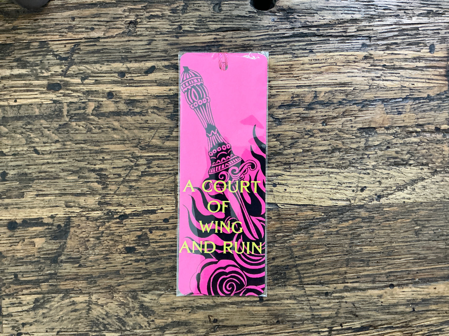 CS - SJM Cover Metal Bookmark (A Court of Wings and Ruin)
