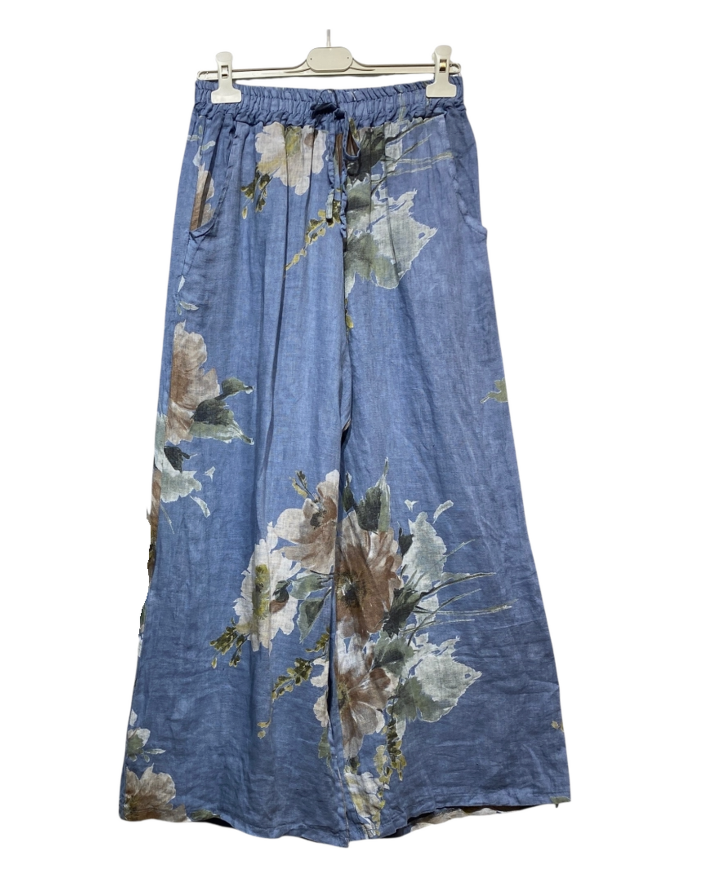 LINEN - Floral Pants - 5299 - Jeans