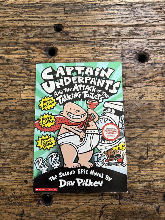 Captain Underpants and the Attack of the Talking Toilets -used,MG